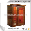 Cedar wood dry sauna room far infrared sauna steam room for 2 people